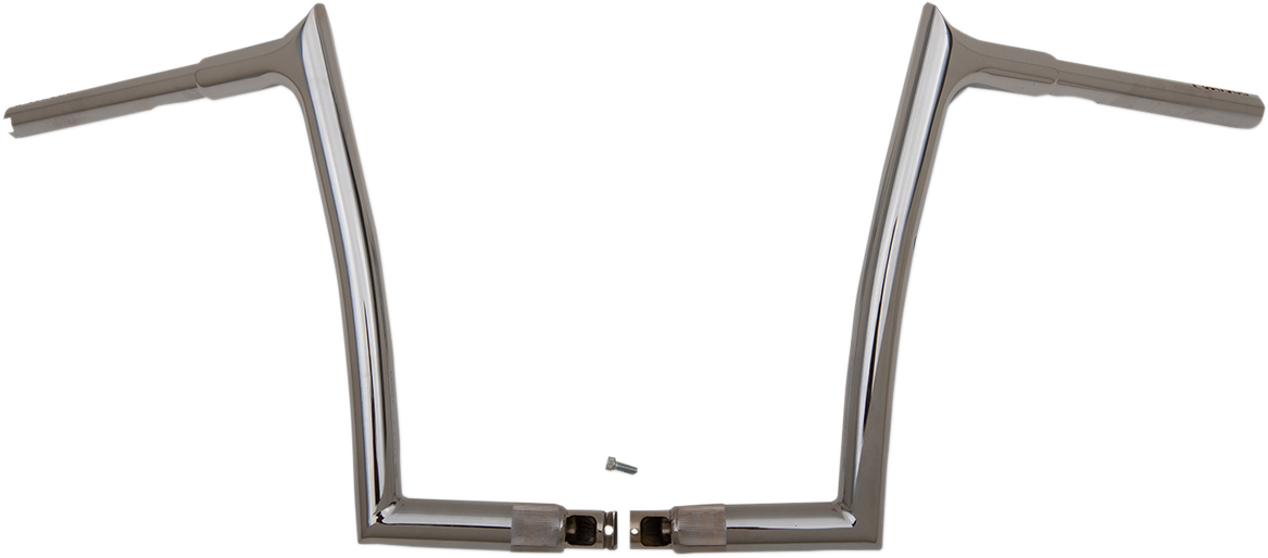 FAT BAGGERS INC. 1-1/4" EZ Install Pointed Top Handlebar - 12" - Chrome 906012 — image 1