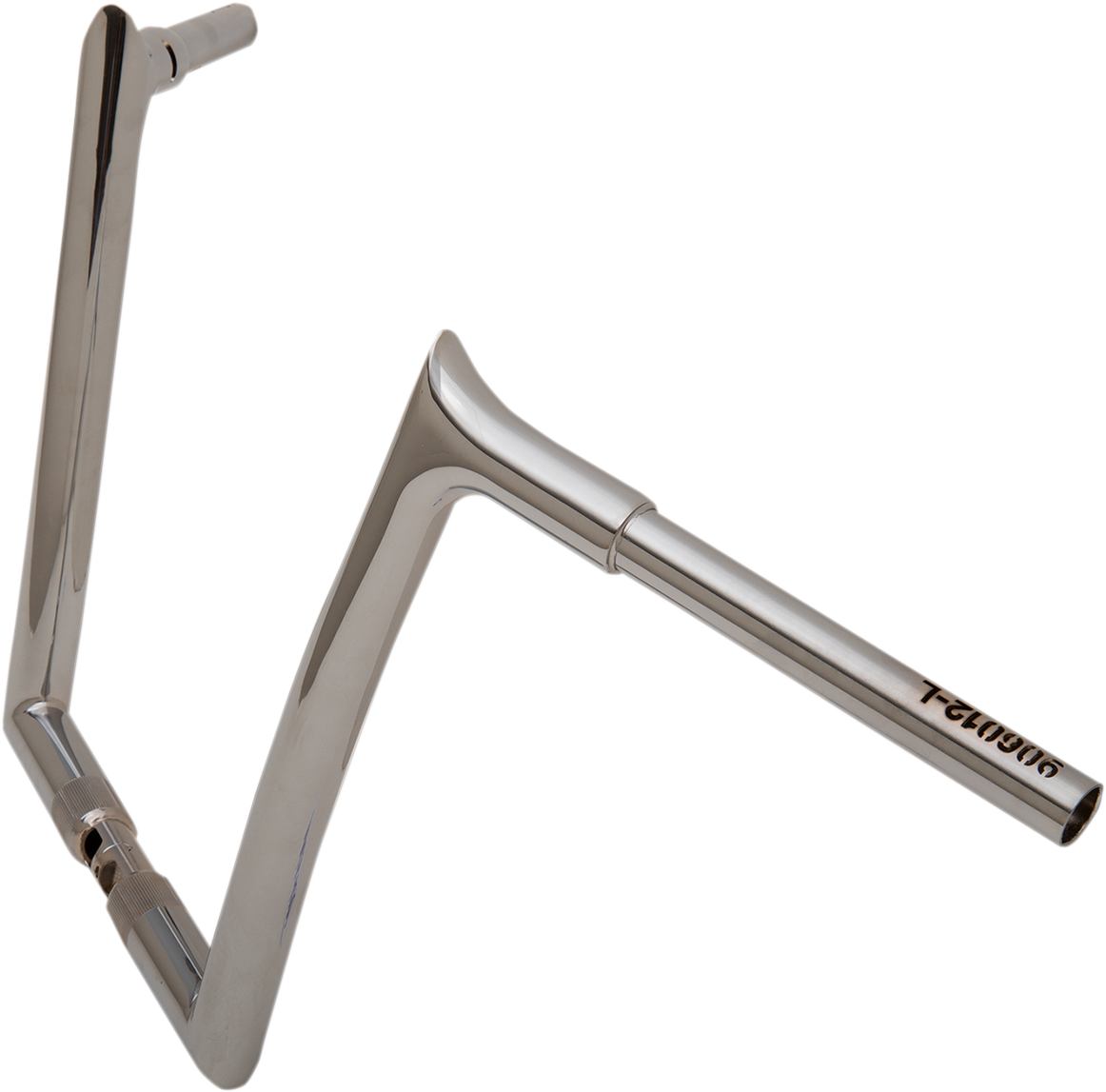 FAT BAGGERS INC. 1-1/4" EZ Install Pointed Top Handlebar - 12" - Chrome 906012 — image 8