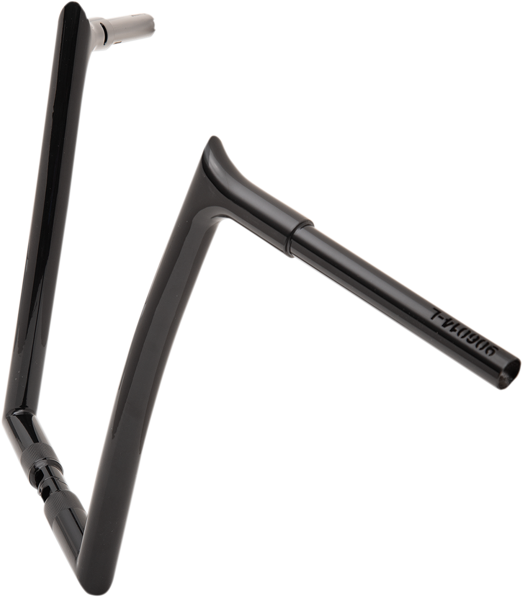 FAT BAGGERS INC. 1-1/4" EZ Install Pointed Top Handlebar - 14" - Black 906014-B — image 3