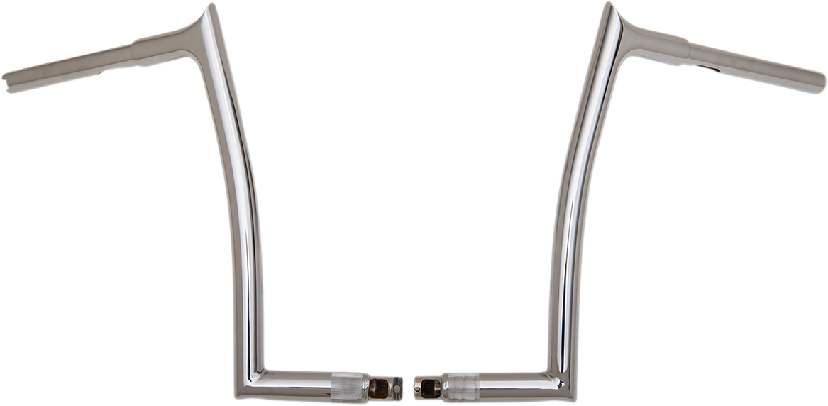 FAT BAGGERS INC. 1-1/4" EZ Install Pointed Top Handlebar - 14" - Chrome 906014 — image 1