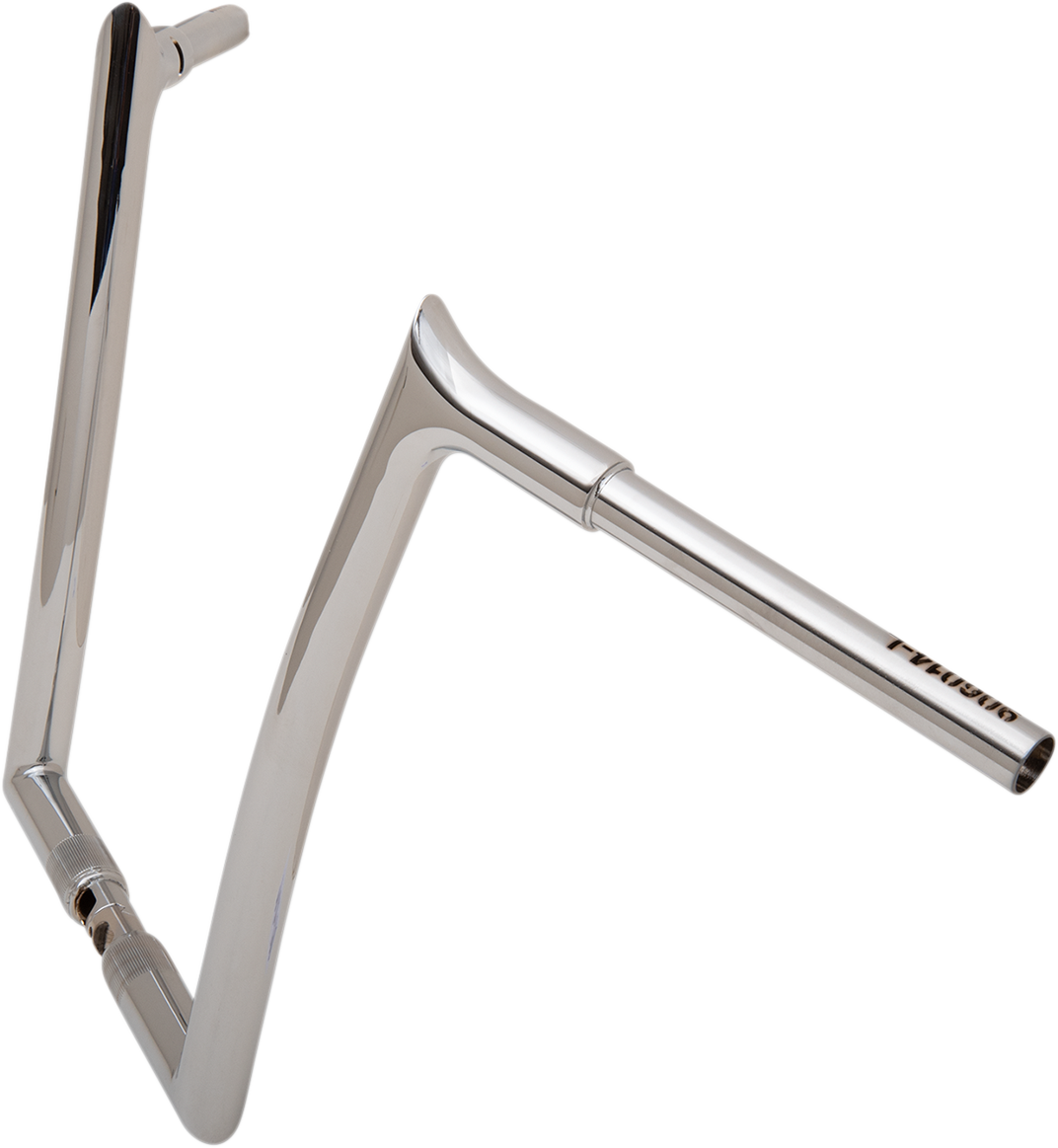 FAT BAGGERS INC. 1-1/4" EZ Install Pointed Top Handlebar - 14" - Chrome 906014 — image 8