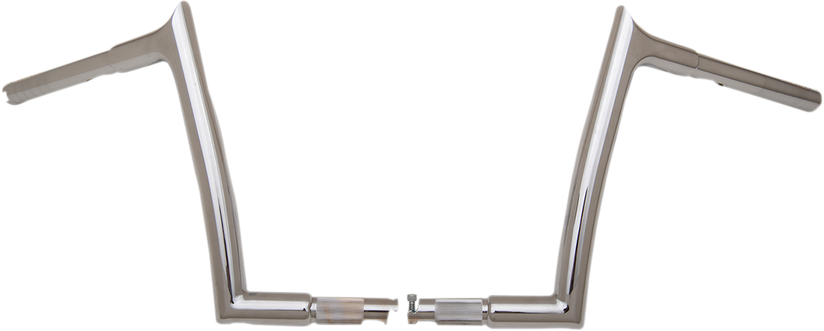 FAT BAGGERS INC. 1-1/4" EZ Install Pointed Top Handlebar - 10" - Chrome 907010 — image 1