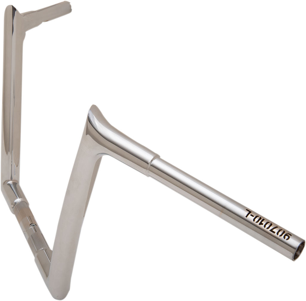 FAT BAGGERS INC. 1-1/4" EZ Install Pointed Top Handlebar - 10" - Chrome 907010 — image 8