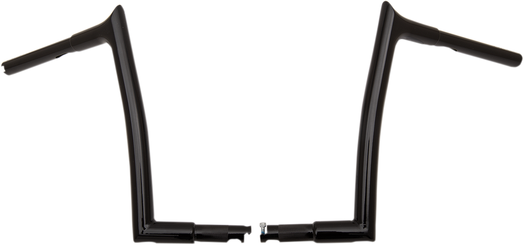 FAT BAGGERS INC. 1-1/4" EZ Install Pointed Top Handlebar - 12" - Black 907012-B — image 1