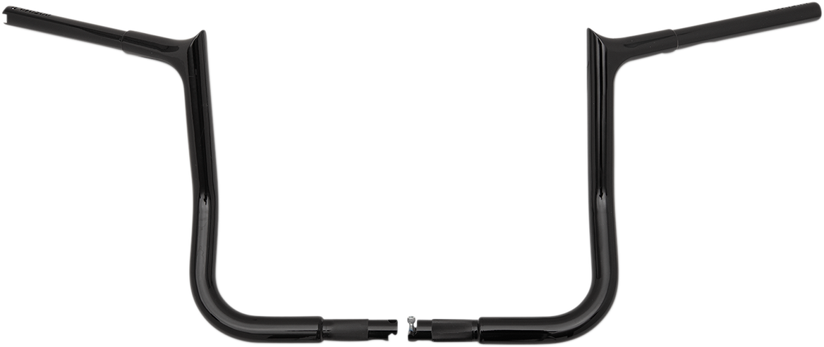 FAT BAGGERS INC. 1-1/4" EZ Install Pointed Top Handlebar - 12" - Black 907012-B — image 2