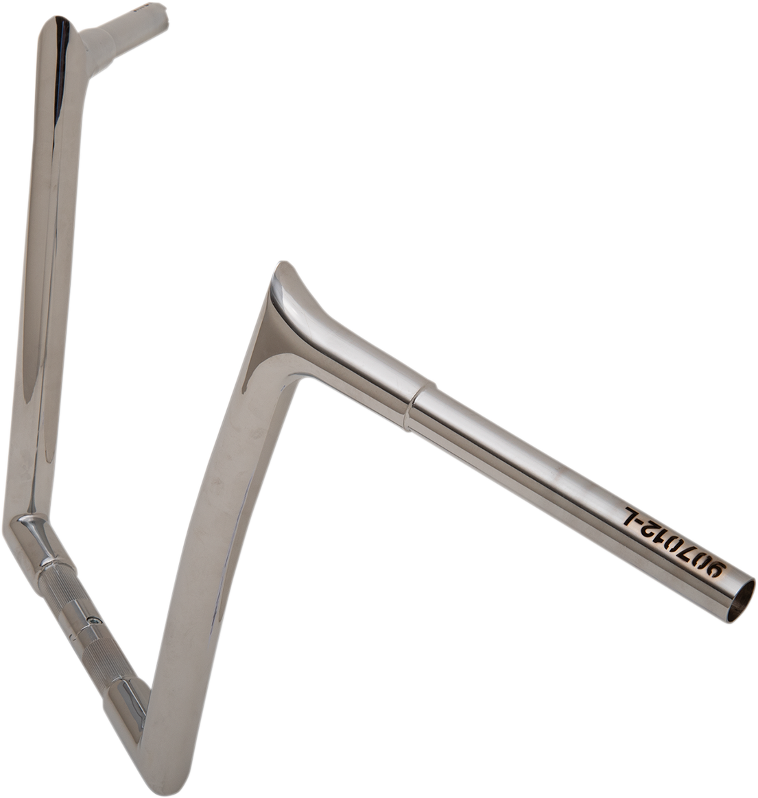 FAT BAGGERS INC. 1-1/4" EZ Install Pointed Top Handlebar - 12" - Chrome 907012 — image 6