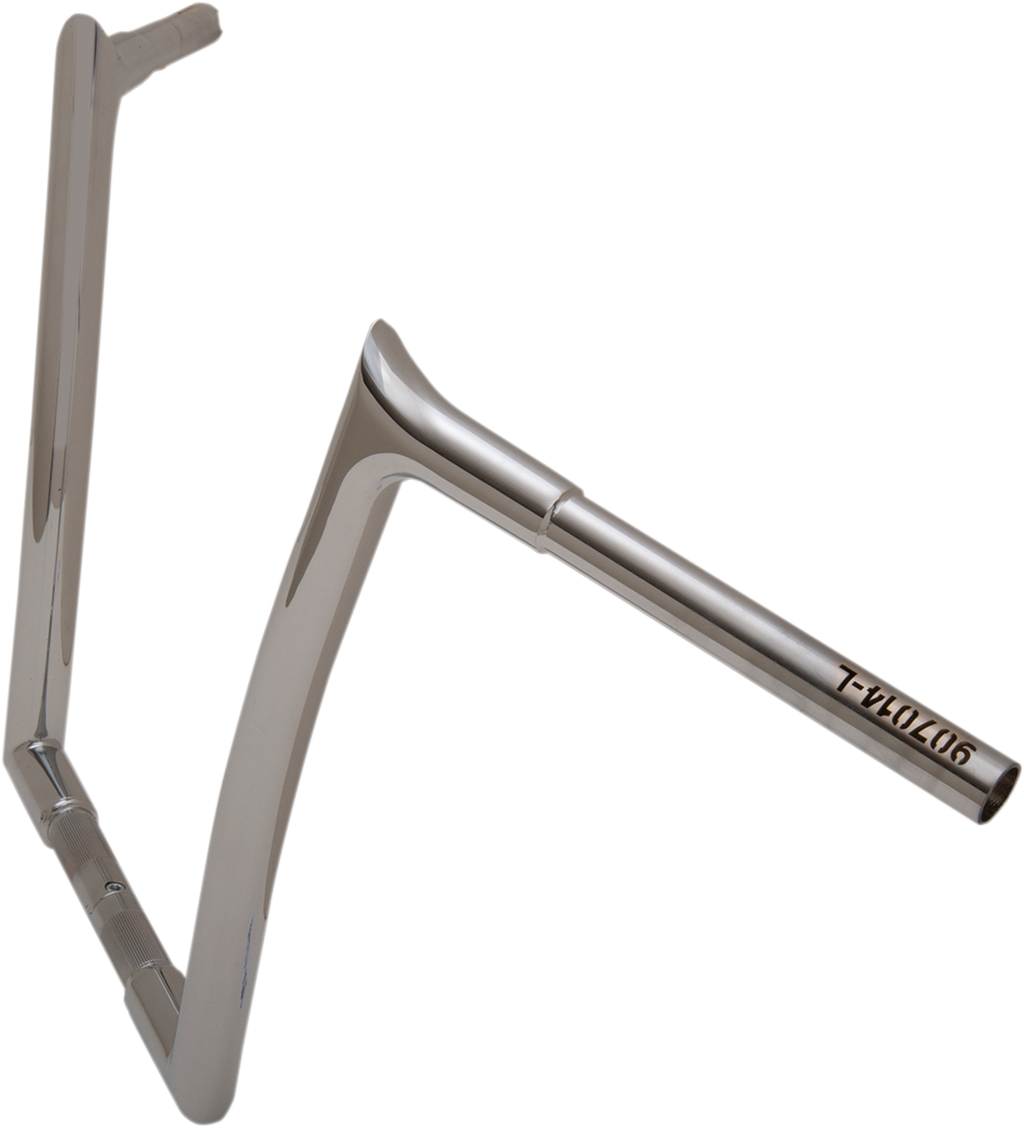 FAT BAGGERS INC. 1-1/4" EZ Install Pointed Top Handlebar - 14" - Chrome 907014 — image 7