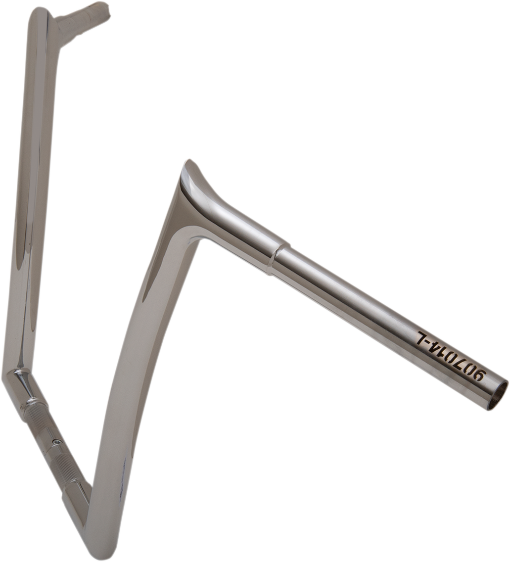 FAT BAGGERS INC. 1-1/4" EZ Install Pointed Top Handlebar - 14" - Chrome 907014 — image 7