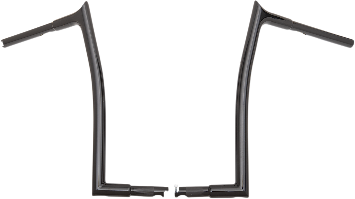 FAT BAGGERS INC. 1-1/4" EZ Install Pointed Top Handlebar - 16" - Black 907016-B — image 1