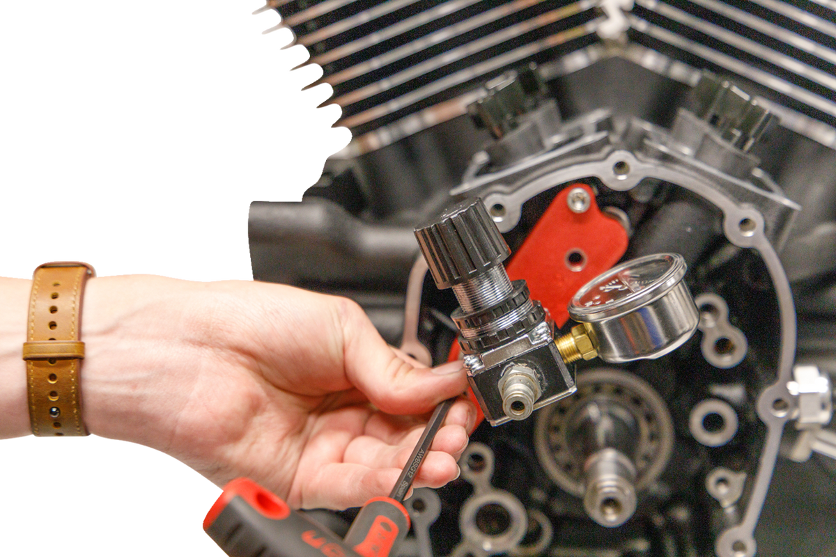 FEULING PARTS Tester - Engine Case/Piston Cooling/Jet Pressure - M8/Twin Cam 9072 — image 10
