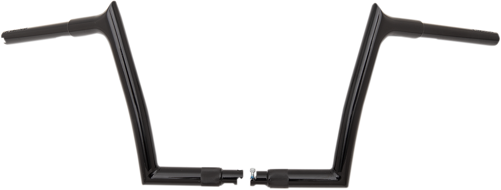FAT BAGGERS INC. 1-1/4" EZ Install Pointed Top Handlebar - 10" - Black 908010-B — image 1
