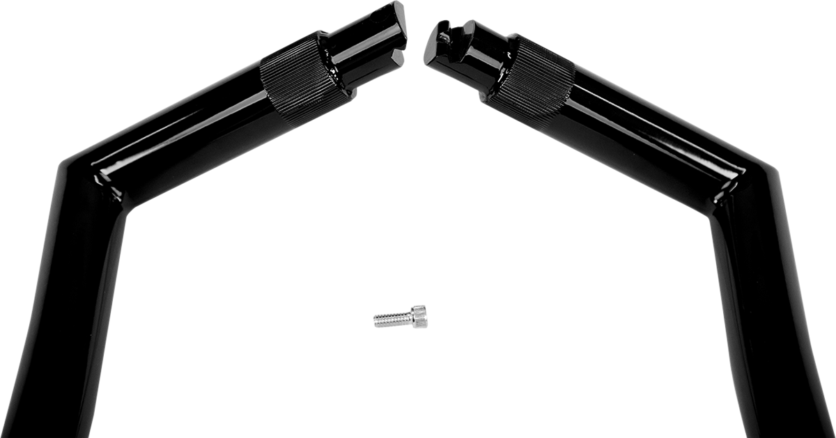 FAT BAGGERS INC. 1-1/4" EZ Install Pointed Top Handlebar - 12" - Black 908012-B — image 3