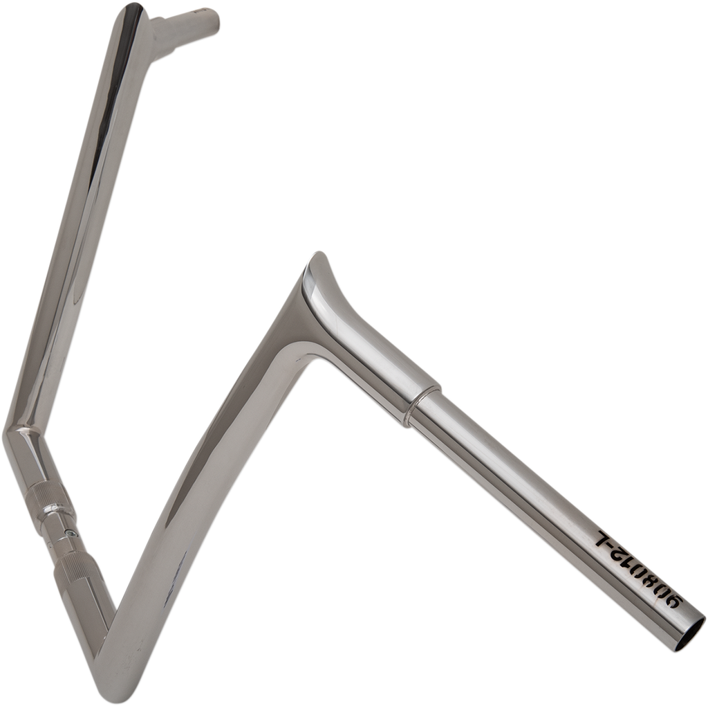 FAT BAGGERS INC. 1-1/4" EZ Install Pointed Top Handlebar - 12" - Chrome 908012 — image 7