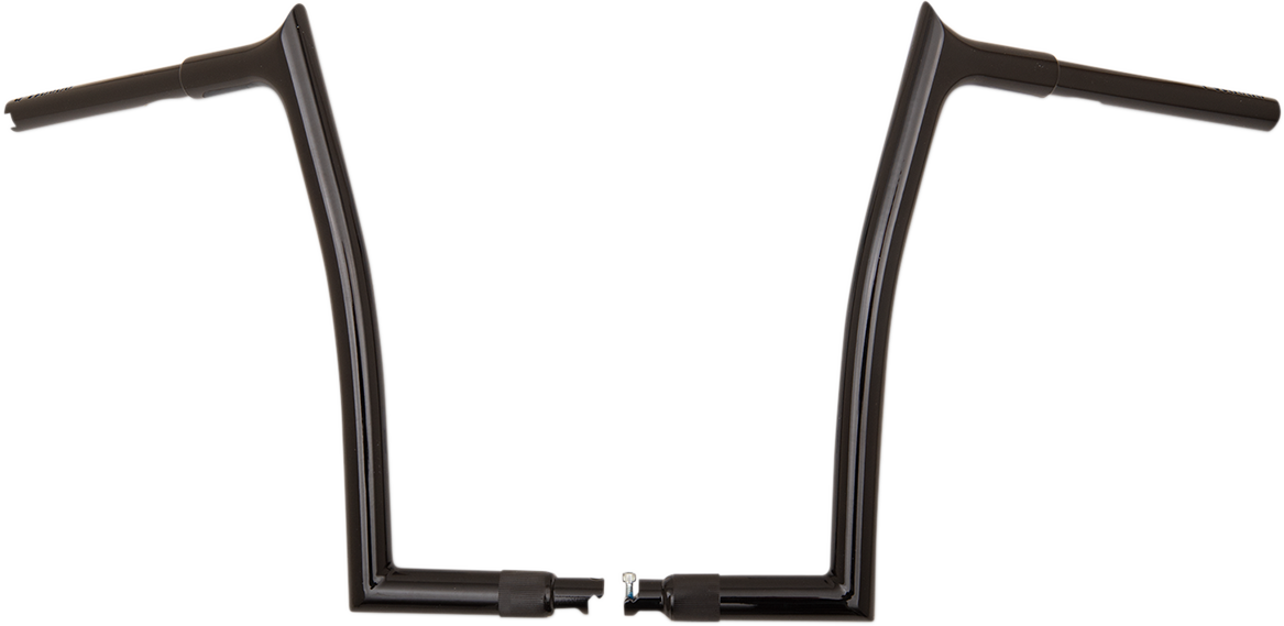 FAT BAGGERS INC. 1-1/4" EZ Install Pointed Top Handlebar - 14" - Black 908014-B — image 1