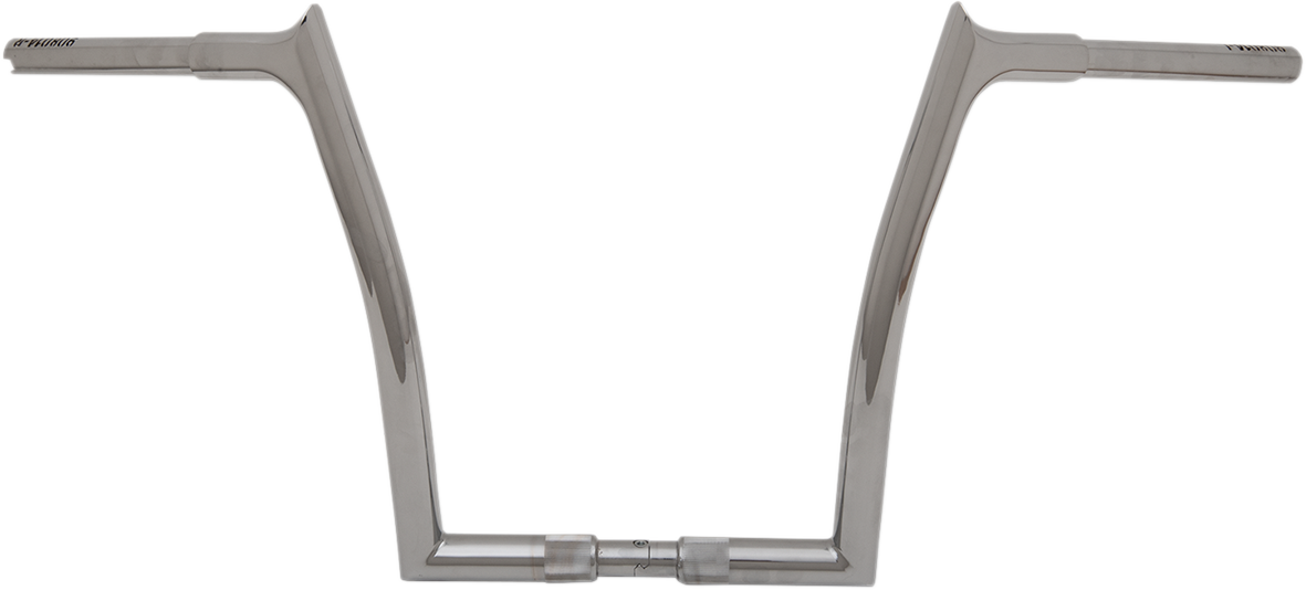 FAT BAGGERS INC. 1-1/4" EZ Install Pointed Top Handlebar - 14" - Chrome 908014 — image 1