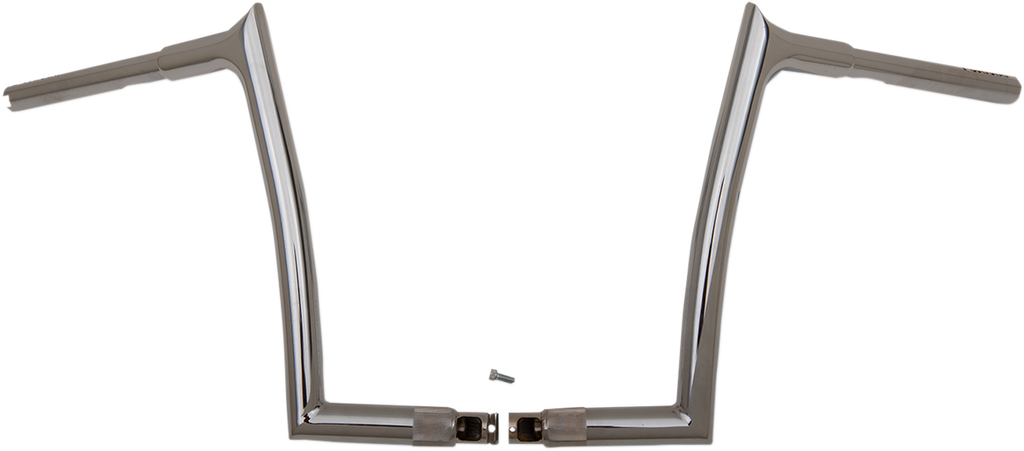 FAT BAGGERS INC. 1-1/4" EZ Install Pointed Top Handlebar - 14" - Chrome 908014 — image 2