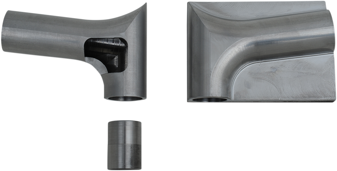 FAT BAGGERS INC. 1-1/4" EZ Install Pointed Top Handlebar Kit - 14" - Chrome 909114 — image 8