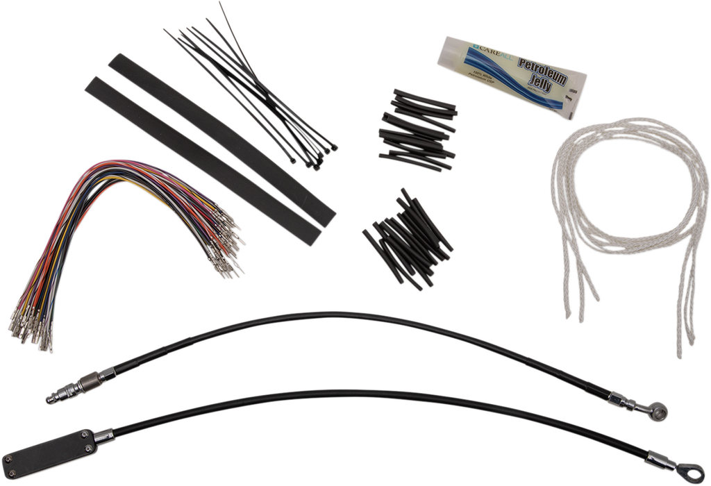 FAT BAGGERS INC. 1-1/4" EZ Install Pointed Top Handlebar Kit - 16" - Black 909116-B — image 11