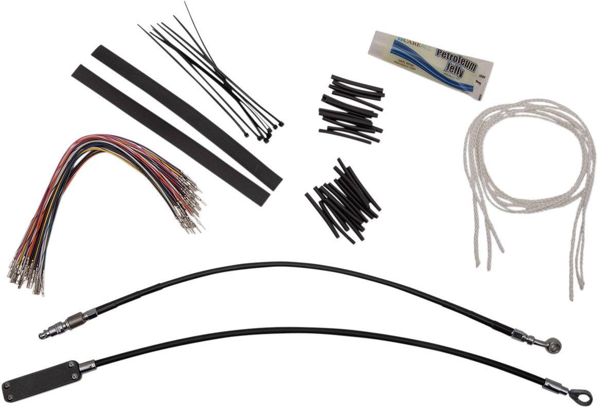 FAT BAGGERS INC. 1-1/4" EZ Install Pointed Top Handlebar Kit - 16" - Black 909116-B — image 11