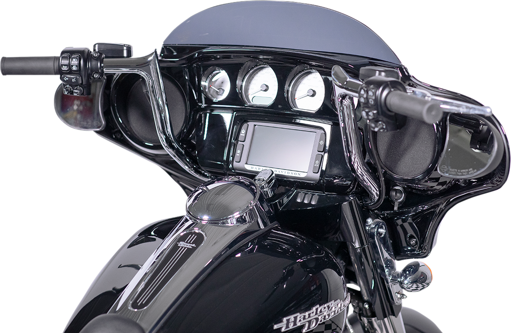 FAT BAGGERS INC. 1-1/4" EZ Install Pointed Top Handlebar Kit - 16" - Chrome 909116 — image 11