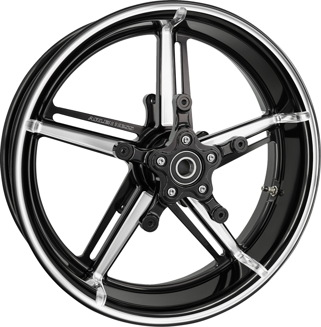 ARLEN NESS Wheel with Hub/Adapter - Factory 24 - Front - Black/Contrast Cut - 18x5.5 — image 1