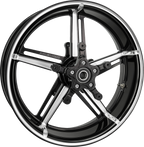 ARLEN NESS Wheel with Hub/Adapter - Factory 24 - Front - Black/Contrast Cut - 19x3.25 — image 2