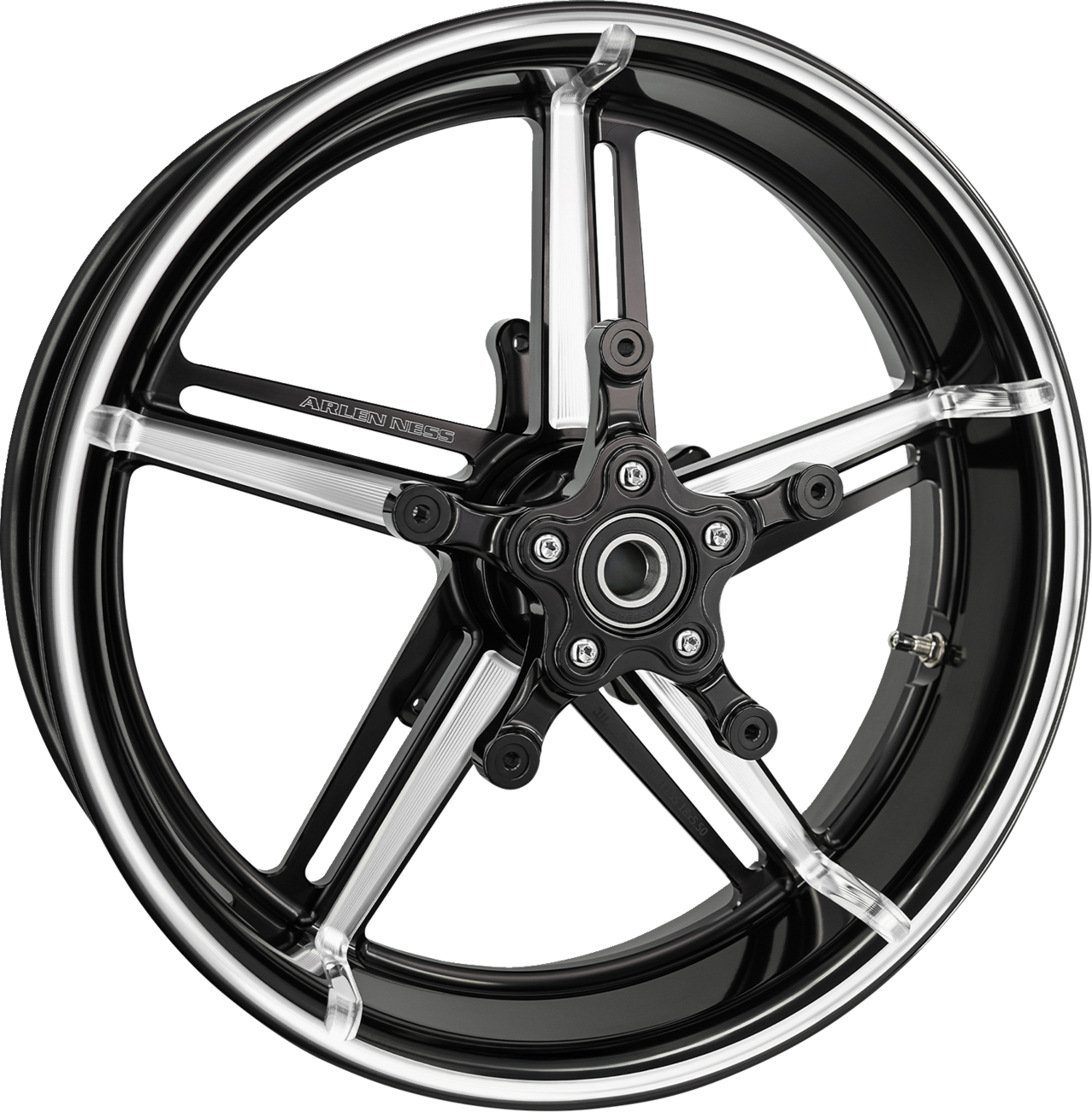 ARLEN NESS Wheel with Hub/Adapter - Factory 24 - Front - Black/Contrast Cut - 19x3.25 — image 2