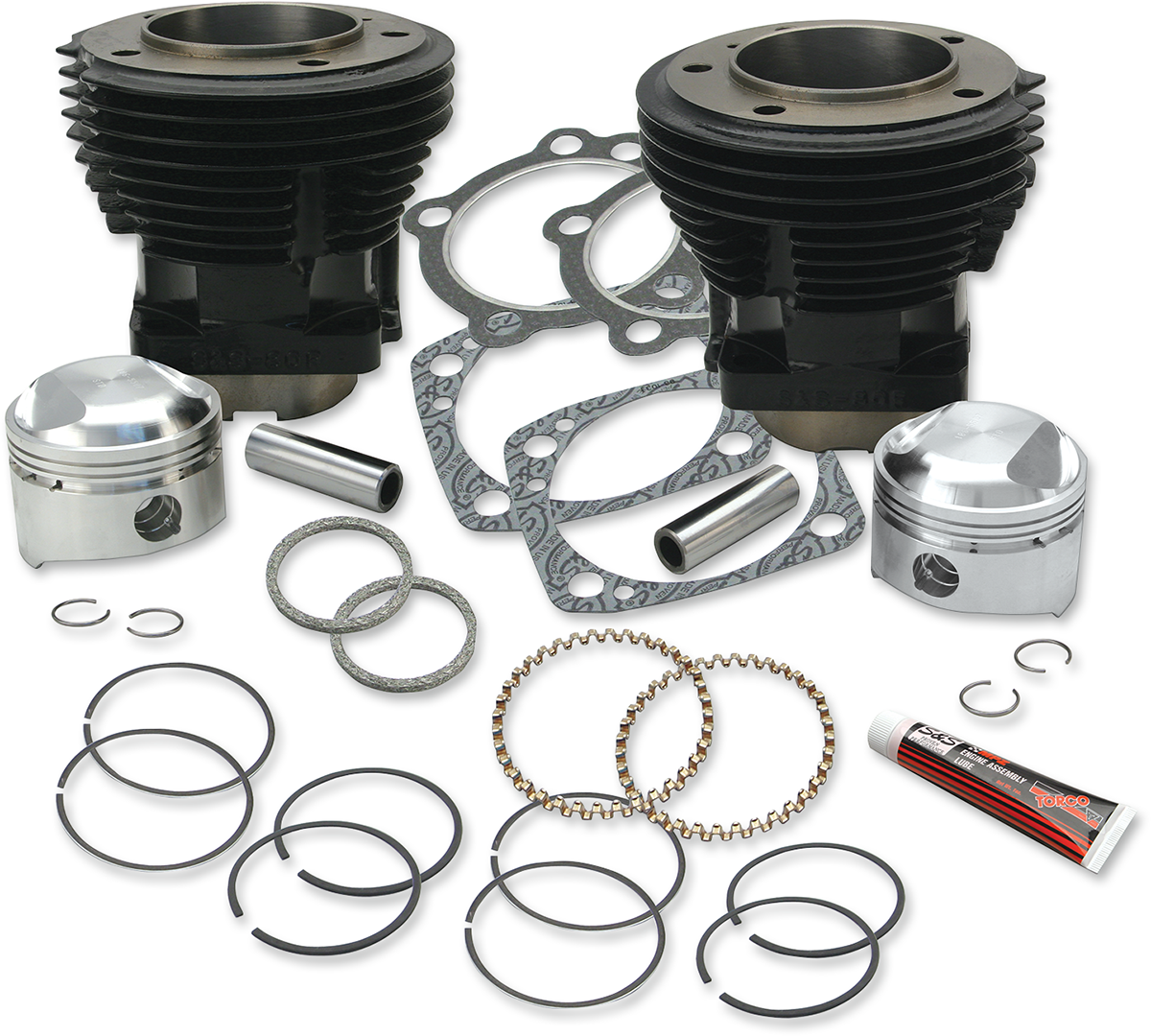 S&S CYCLE Cylinders and Pistons - 80" - Low Compression 91-9024 — image 1