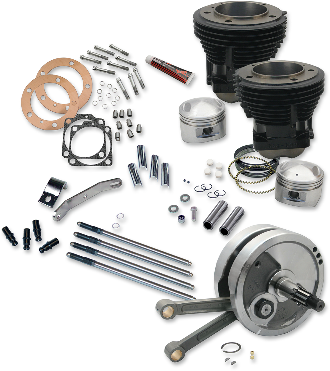 S&S CYCLE 93" Sidewinder® Big Bore Stroker Engine Performance Kit- High Compression 91-9130 — image 1