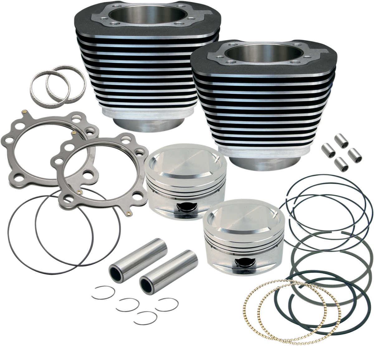 S&S CYCLE 95" Big Bore Cylinder Kit - Silver - Twin Cam 910-0200 — image 2