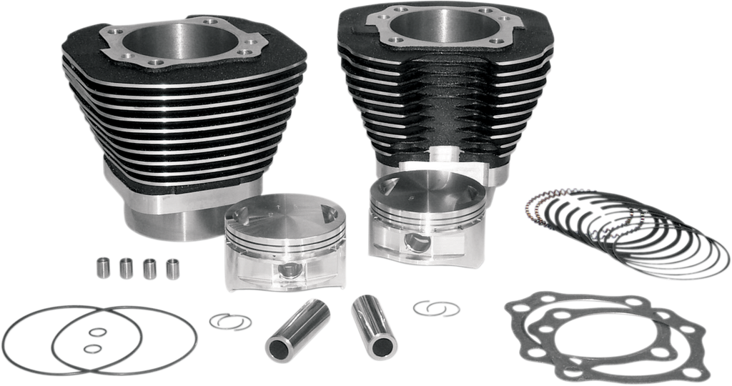 S&S CYCLE 97" Big Bore Cylinder Kit - Wrinkle Black - Twin Cam 910-0205 — image 2