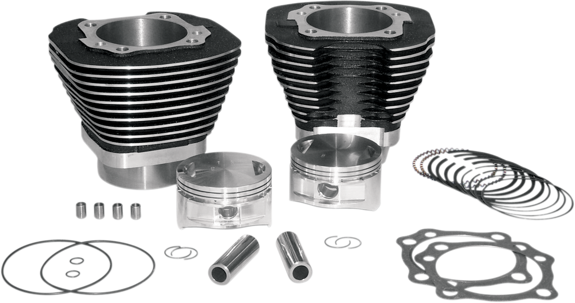 S&S CYCLE 97" Big Bore Cylinder Kit - Wrinkle Black - Twin Cam 910-0205 — image 2