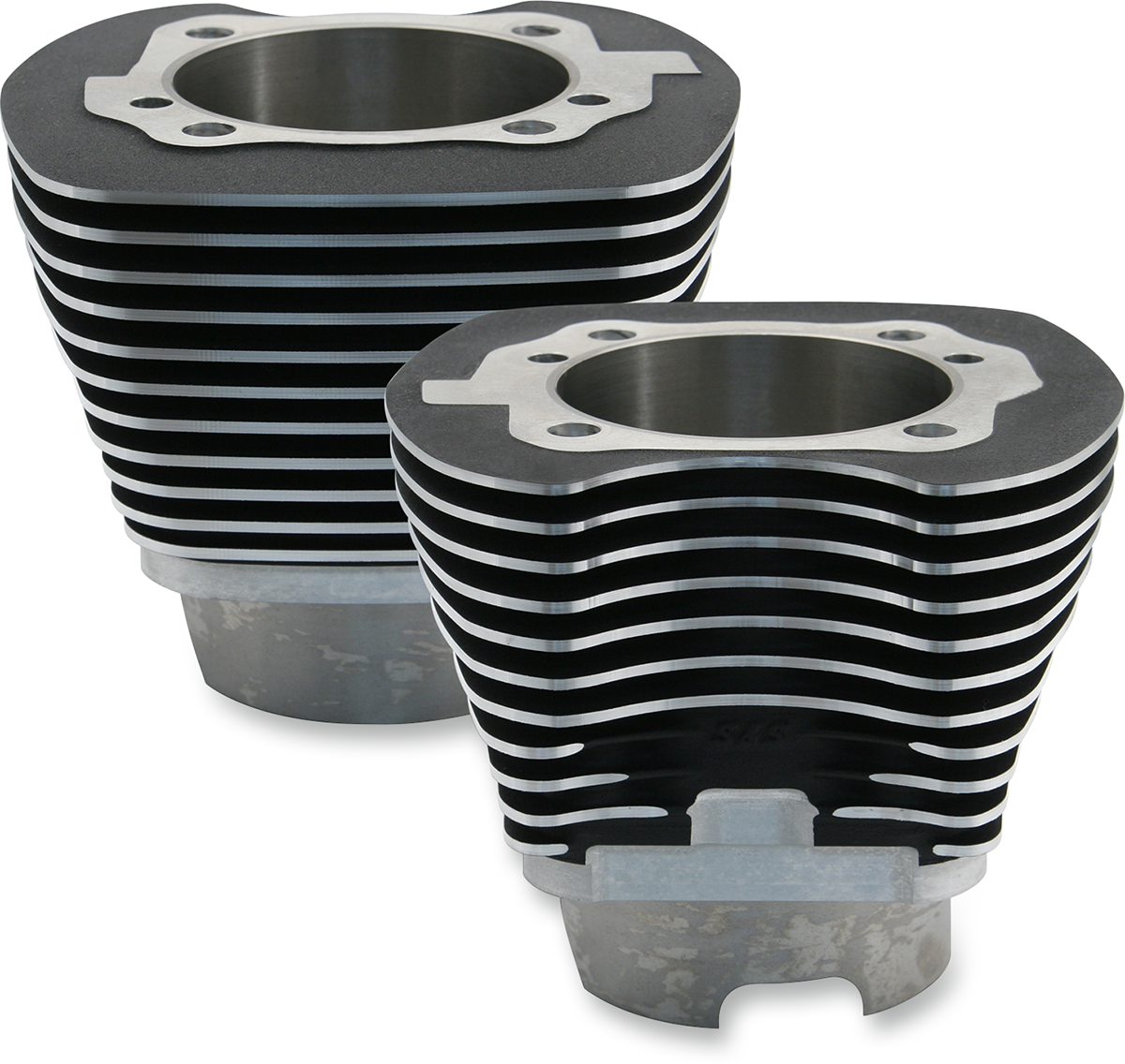S&S CYCLE Cylinders - 4.125" - Black 910-0255 — image 1