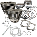 S&S CYCLE 124" Big Bore Cylinder Kit - Wrinkle Black - Twin Cam 910-0338 — image 1