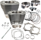 S&S CYCLE 124" Big Bore Cylinder Kit - Stone Gray - Twin Cam 910-0469 — image 1