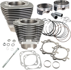 S&S CYCLE 117" Big Bore Cylinder Kit - Stone Gray - Twin Cam 910-0474 — image 1