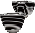 S&S CYCLE Cylinder Set - 4.25" Bore - Unhoned - Wrinkle Black w/Highlights - M8 910-0682A — image 1