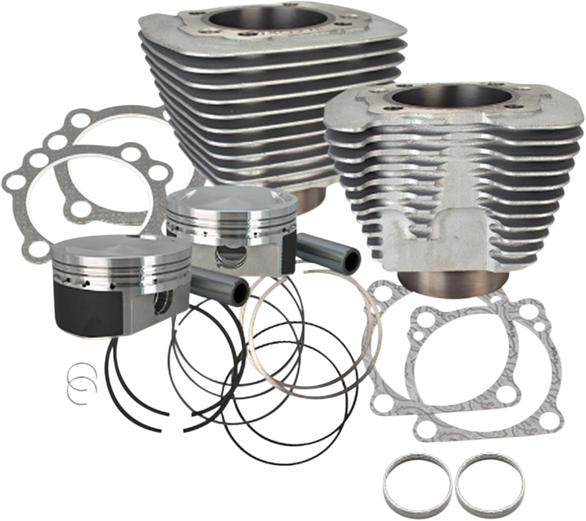 S&S CYCLE Cylinder Kit - 1200 cc Conversion - 10.3:1 Compression Ratio - Silver - XL 910-0689 — image 1