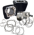 S&S CYCLE Cylinder Kit - 1200 cc Conversion - 11.2:1 Compression Ratio - Wrinkle Black - XL 910-0692 — image 1