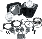 S&S CYCLE Hooligan Kit - 1200 cc to 1250 cc - Wrinkle Black - Sportster 910-0701 — image 1