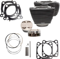 S&S CYCLE Cylinder Kit - 131" Stroker Cylinder - Wrinkle Black w/Highlights - M8 910-0762A — image 1