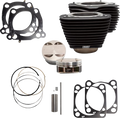 S&S CYCLE Cylinder Kit - 131" Stroker Cylinder - Wrinkle Black w/o Highlights - M8 910-0763A — image 1