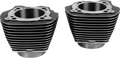 S&S CYCLE Cylinder Set - 4.320" Bore - Unhoned - Black Granite w/Highlighted Fins - M8 910-1007A — image 1