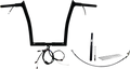 FAT BAGGERS INC. EZ Install Wired 1-1/4" Pointed Top Handlebar Kit - 14" - Black 912914-B — image 1