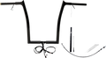 FAT BAGGERS INC. EZ Install Wired 1-1/4" Pointed Top Handlebar Kit - 16" - Black 912916-B — image 1