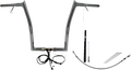 FAT BAGGERS INC. EZ Install Wired 1-1/4" Pointed Top Handlebar Kit - 16" - Chrome 912916 — image 1
