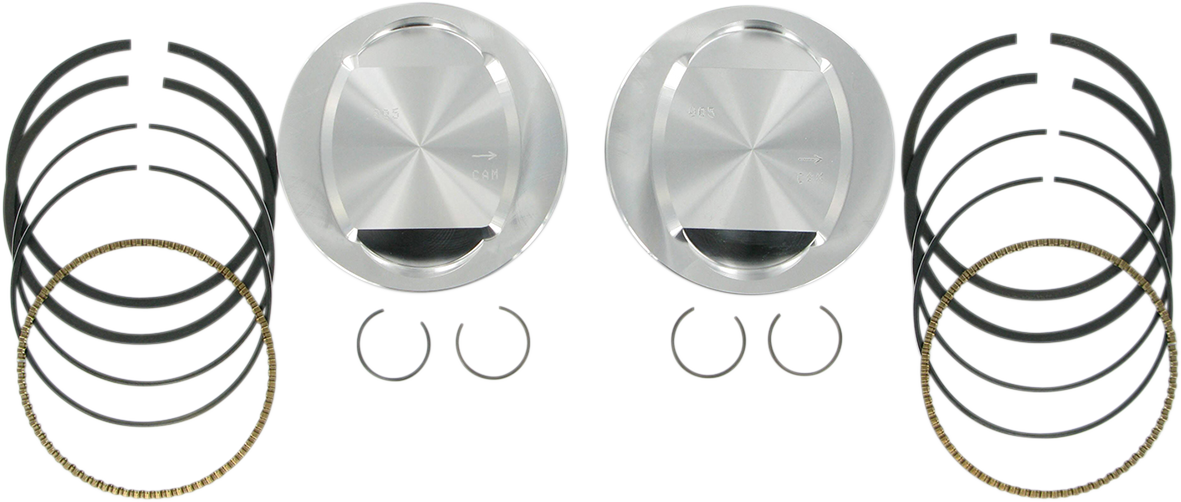 S&S CYCLE Piston Kit - For 95" Big Bore Kit - 3.875" - +0.005" 92-1204 — image 1