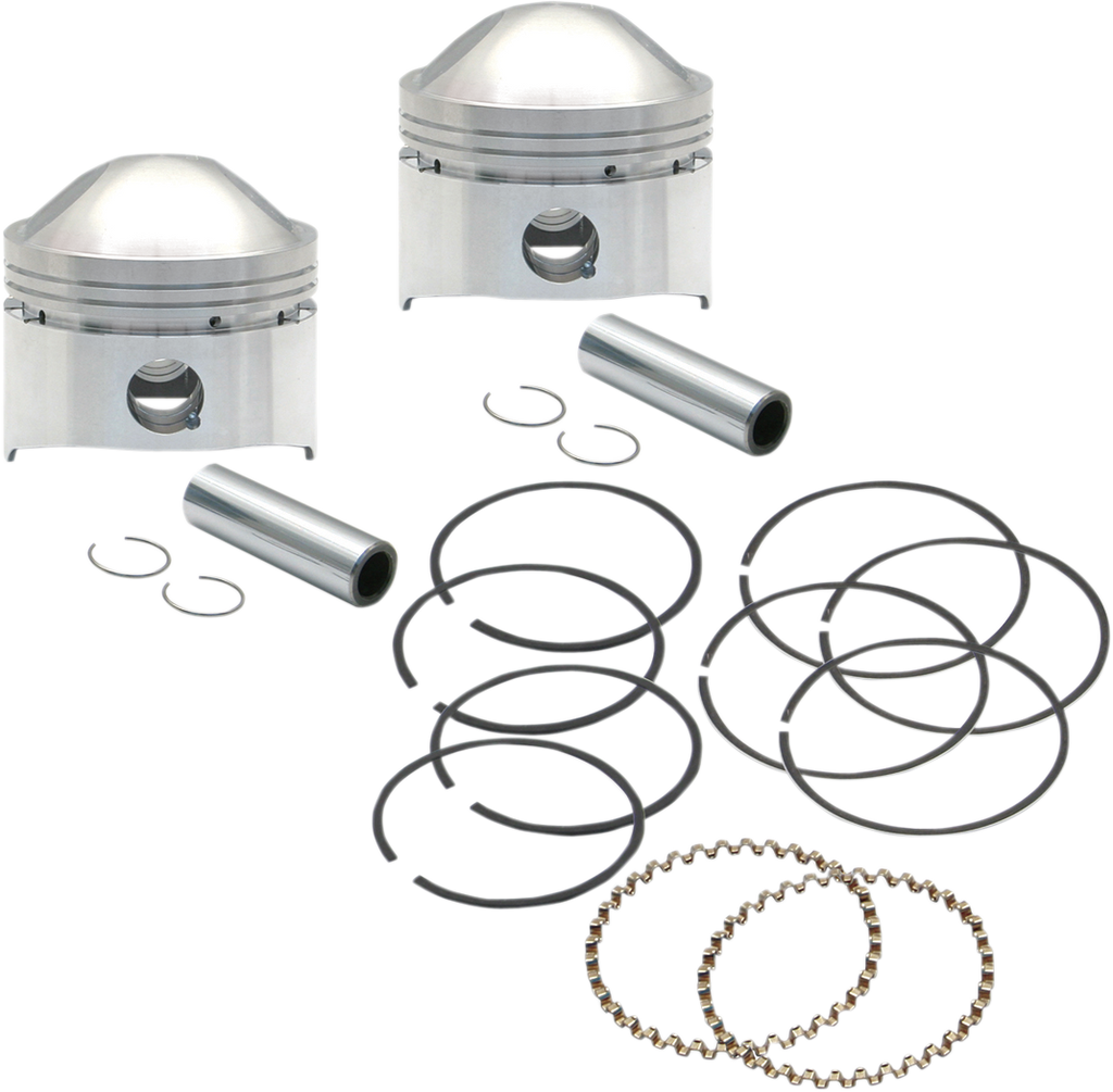 S&S CYCLE Big Bore Piston Kit - 124" - +.010 - M8 920-0141 — image 2