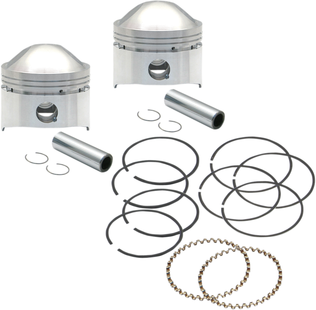 S&S CYCLE Big Bore Piston Kit - 124" - +.010 - M8 920-0141 — image 2