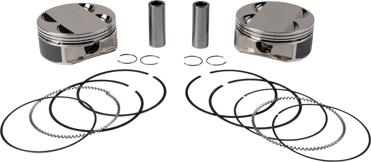 S&S CYCLE Big Bore Piston Kit - 128" - +.010 - M8 920-0142 — image 1
